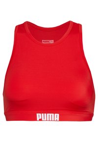 Puma - SWIM WOMEN RACERBACK SWIM - Bikini-Top - red Thumbnail-Bild 1