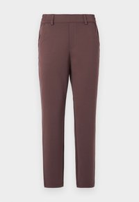 CONSTRUCTED KNITTED - Püksid - soft chocolate brown
