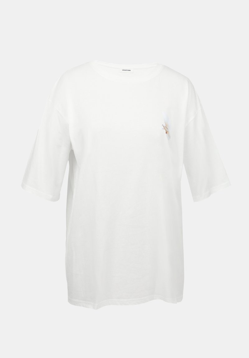 YOURTURN T-shirt print crème YOURTURN T-shirt print crème