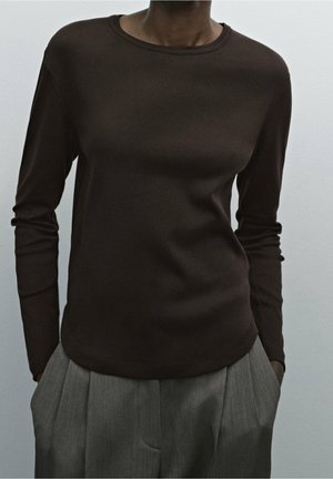 Long sleeved top - brown