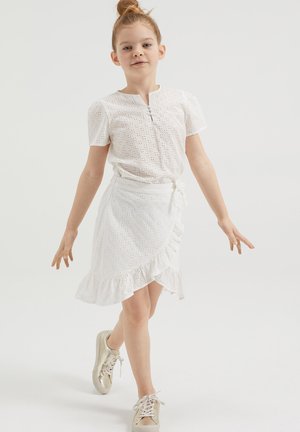 A-line skirt - white