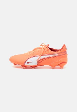 KING ULTIMATE - Football boots artificial grass - glowing red/white/red fire