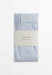 Massimo Dutti CHECK - Boxershorts - light blue