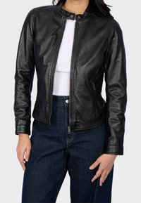 Oakwood Lederjacke - black