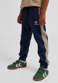 Hummel HMLESSEN - Träningsbyxor - black iris