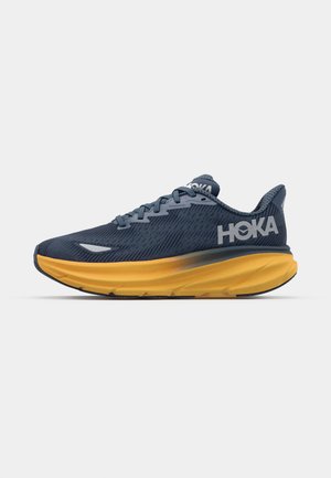 HOKA CLIFTON 9 - Road running shoes - dark blue/orange