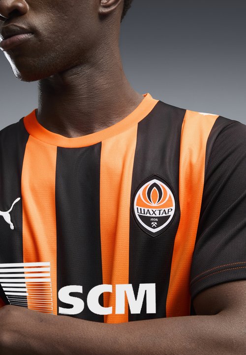PUMA SHAKTHAR DONETSK 26/27 HEIMTRIKOT - Club wear - rickie orange- black — foto 4