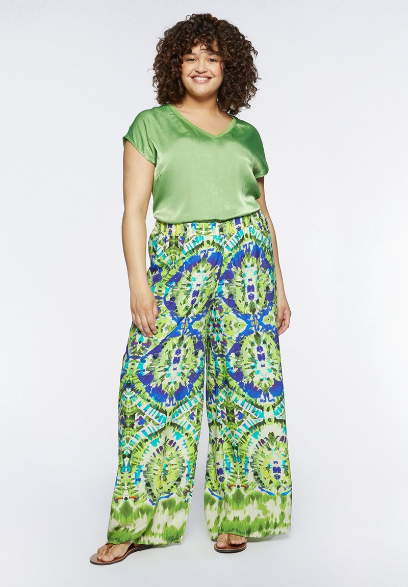 Fiorella Rubino T-shirt basic groen