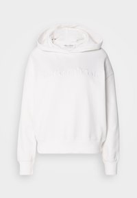 HOODIE EMBROIDERY AT FRONT - Hoodie - cloudy white