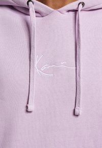 Karl Kani SMALL SIGNATURE ESSENTIAL - Felpa con cappuccio - lilac