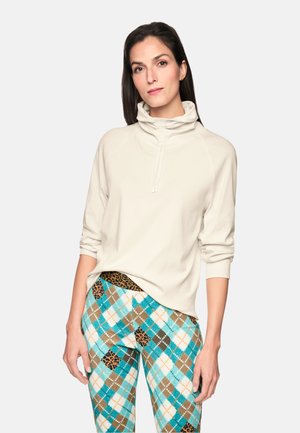 Long sleeved top - bright ecru