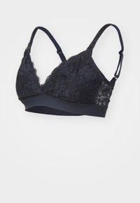 Lindex - NURSING IRIS BRALETTE - Trīsstūrveida krūšturis - black Miniatūras attēls 1