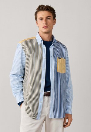 Façonnable, FAÇONNABLE SHIRT CLBD CO MIX STRIPES - Camisa - honey orange