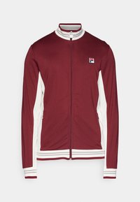 JACKET BJÖRN - Treningsjakke - cabernet/white alyssum
