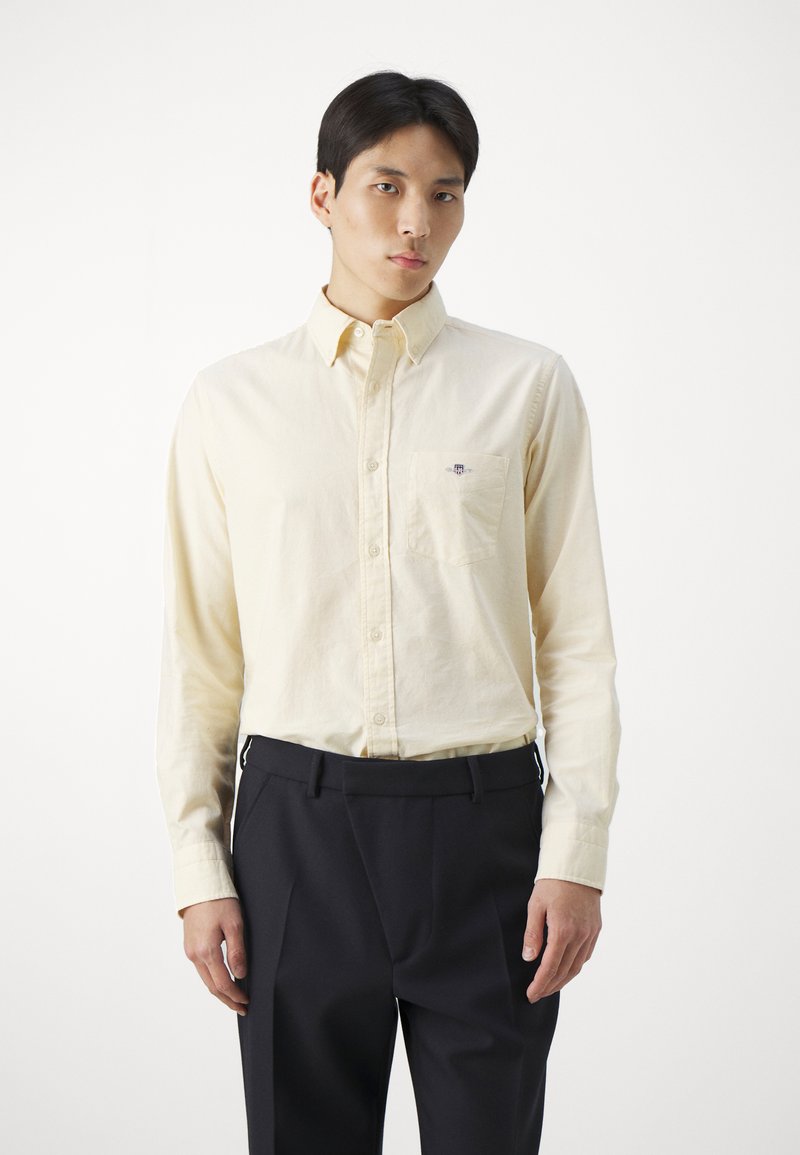 GANT - REG OXFORD - Shirt - dusty yellow, Enlarge