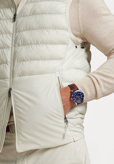 Polo Ralph Lauren QUILTED FULL-ZIP VEST - Veste sans manches - stone pebble