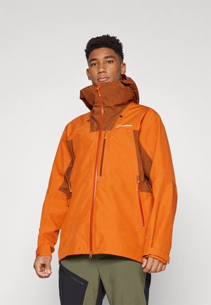 RIDGE SEEKER - Waterproof jacket - blazing fire/auburn