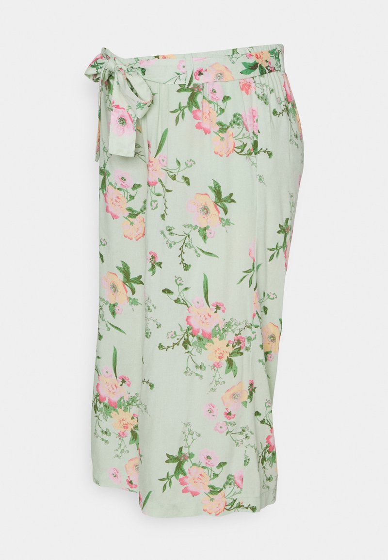 Pieces Maternity Broek lichtgroen