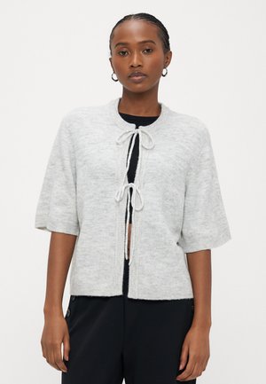 ONLSIMONI 2/4 BOW CARDIGAN - Gilet - light grey melange