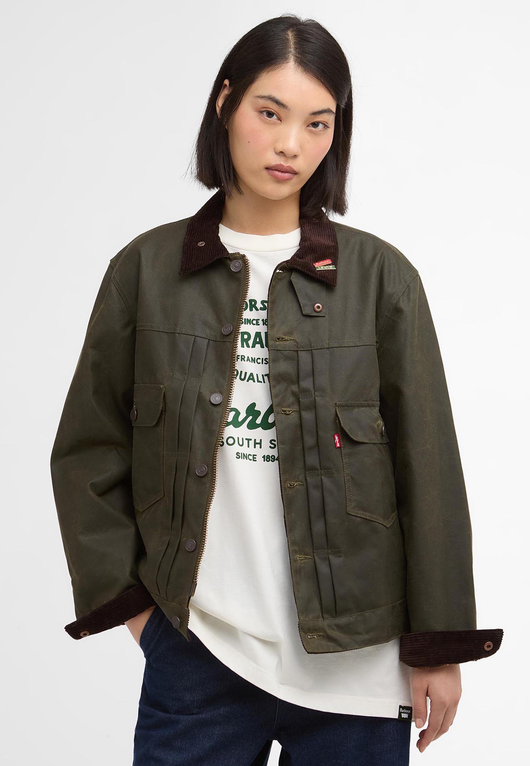 Levi's® X Barbour Type II Waxed Jacket Barbour x Levi's Type Ii