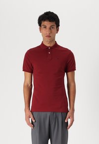 Hackett London SLIM FIT LOGO - Polokošeľa - winter red