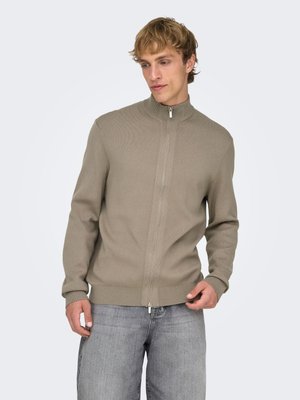 Only & Sons Cardigan - walnut