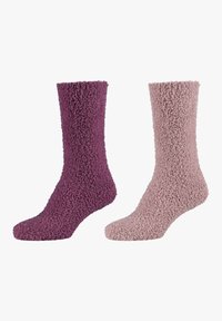 camano WOMEN COSY SOCKS 4 PACK - Calcetines - damson