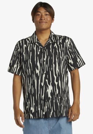 Quiksilver RIPPLES DNA ISLAND - KURZÄRMLIGES - Shirt - black