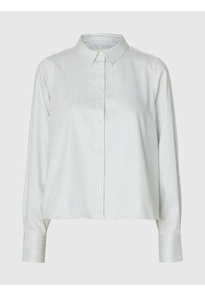Selected, LONG SLEEVED SHIRT RELAXED FIT - Chemisier - avocado oil