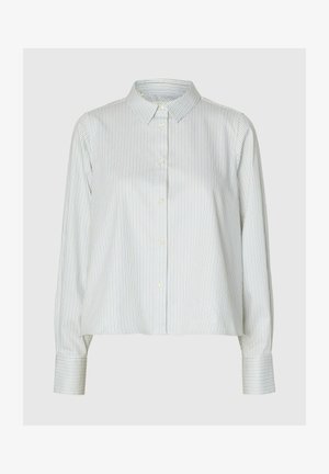 Selected, LONG SLEEVED SHIRT RELAXED FIT - Chemisier - avocado oil