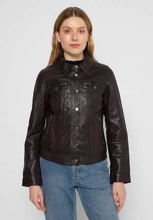 BATTINE - Leren jas - brown