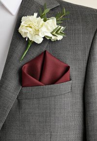 Next TEXTURED - Džepni rupčić - burgundy red