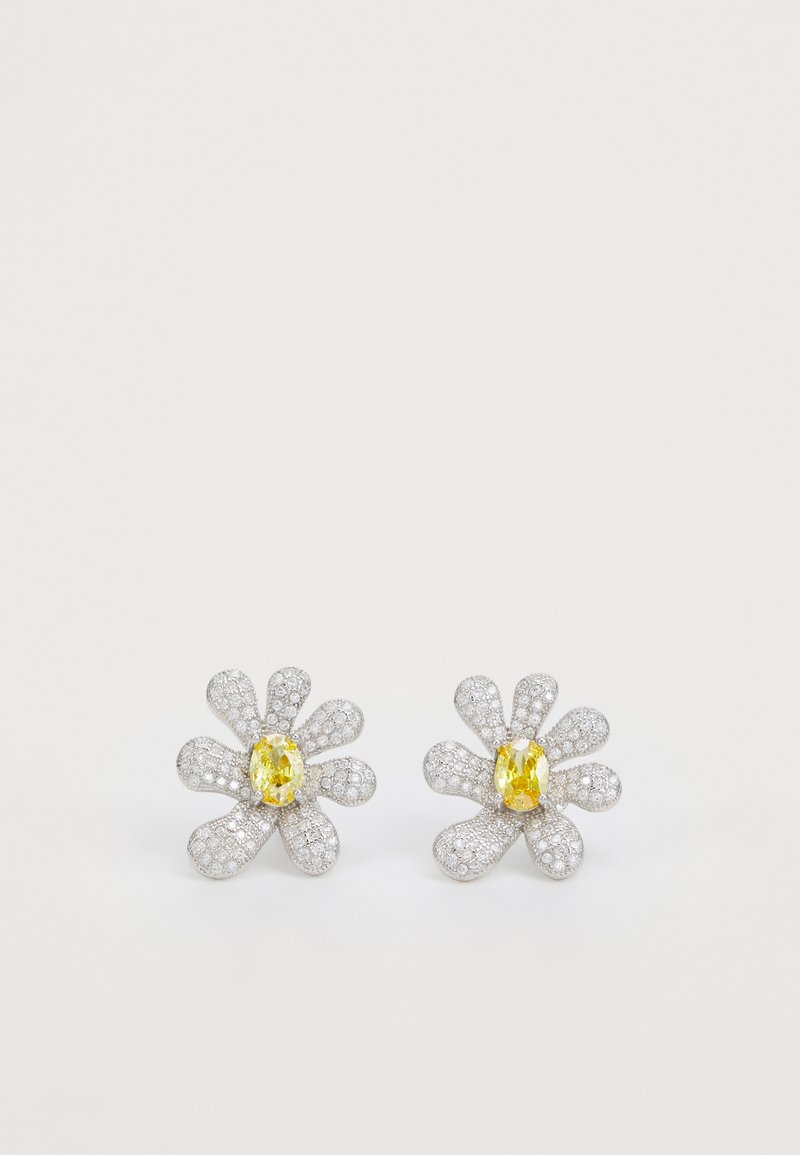 Collina Strada SQUASHED BLOSSOM EARRING - Σκουλαρίκια - silver-coloured