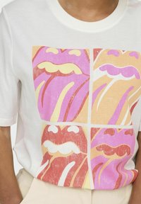 ONLY Camiseta estampada - off-white