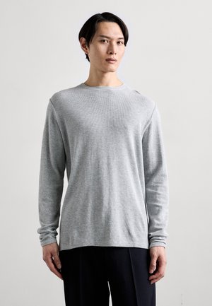 CLIVE - Long sleeved top - grey melange