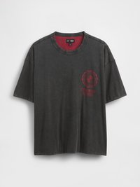 STRANGER THINGS REVERSIBLE GRAPHIC T-SHIRT - Μπλουζάκι με στάμπα - moonless night