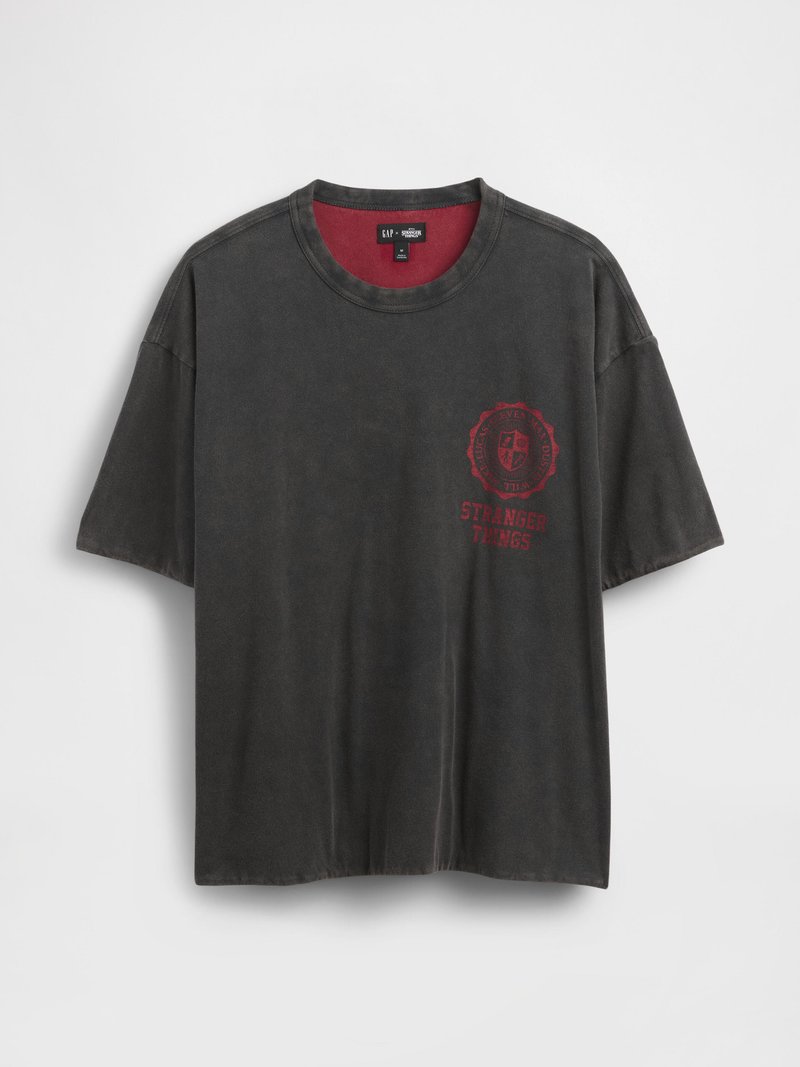 GAP T-shirt print zwart