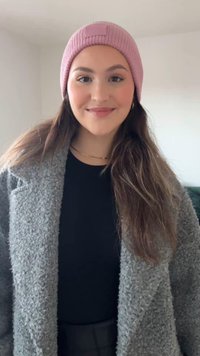 HUGO SENTIAL - Beanie - open pink