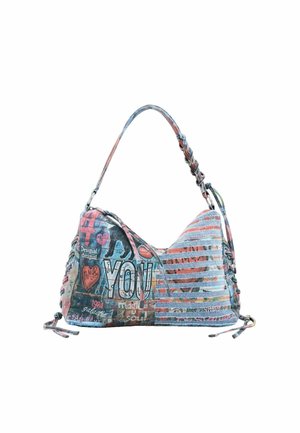 Desigual, MEDIUM DENIM BAG - Håndtasker - material finishes