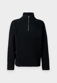 JORIBIZA HALF ZIP - Flisinis džemperis - black