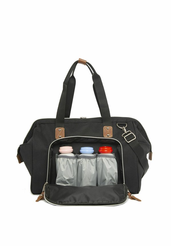 SHOULDER DIAPER BAG – Wickeltasche – schwarz