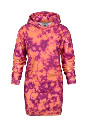 TIE DYE HOODIE - Vardagsklänning - orange