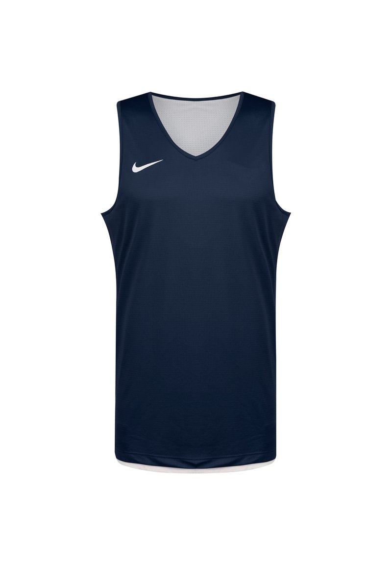 Nike Performance TEAM REVERSIBLE  - Top - obsidian / white