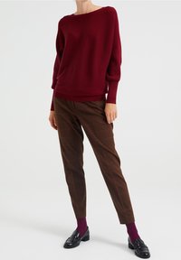 WE Fashion Stickad tröja - red