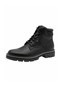 s.Oliver Botines con cordones - black