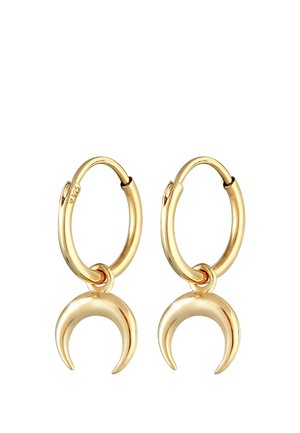 HOOPS PENDANT HALF MOON - Boucles d'oreilles - gold-coloured