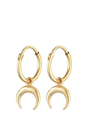 Elli HOOPS PENDANT HALF MOON - Korvakorut - gold-coloured