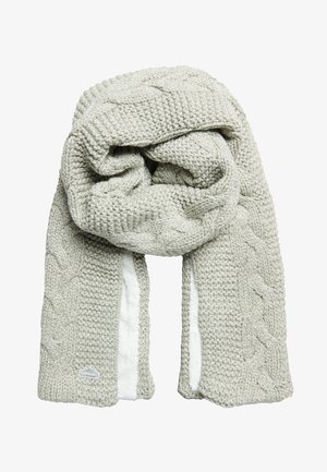 Scarf - light grey tweed