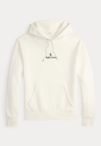 LOGO DOUBLE-KNIT HOODIE - Sportska majica - deckwash white