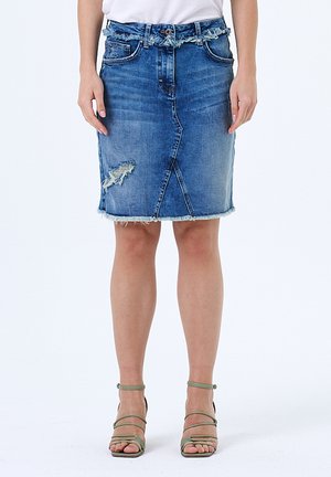 Miracle of Denim Jupe crayon - bite blue